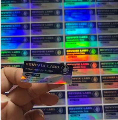 Sema10mg PET Materiaal Zelfklevende Peptide 3ml Flesjes Labels