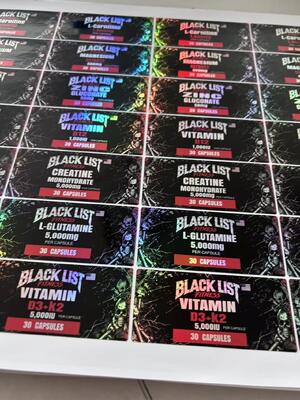 L-GLUTANIKE 5000mg 30 capsules plastic bottle labels