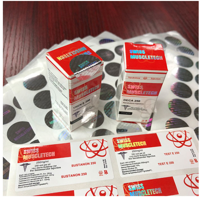 Zelfklevend 25x60mm Plastic Vinyl Vitamine Private Label Voor 10ml Fles Pakket