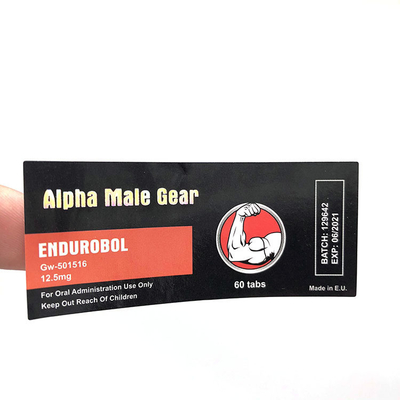 OEM waterdichte en duurzame 10 ml flaconlabels sterke lijm verwijderbaar