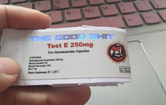 Medicijn Transparante 10 ml flaconetiketten, flacon Aangepaste glazen flesstickers