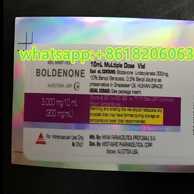 Plastic waterdichte flacon Flaconetiketten Zelfklevende stickers Matte laminering