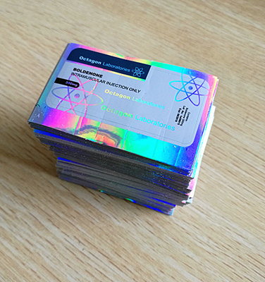 Digitaal afdrukken Vial Vial Etiketten rechthoekige vorm 10 ml