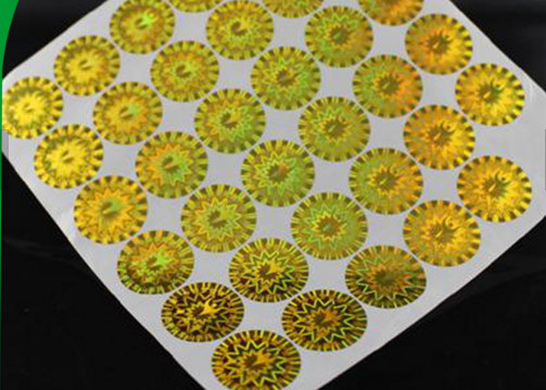 Permanent kleefmiddel veiligheids-hologramsticker UV-printing