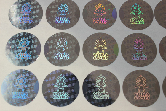 Gepersonaliseerd hologramsticker print vierkant veiligheidslabel voor verbeterde bescherming