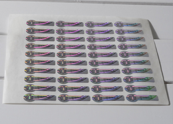 Kleur - de Veranderende Zilveren Sticker van het Veiligheidshologram met Kras van Code