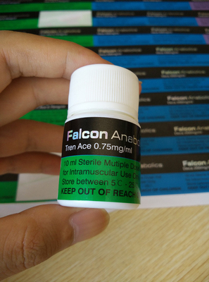 Glanzend oppervlak Afwerking Oraal Gepersonaliseerd Geneesmiddel Flesse Etiketten Chemische weerstand Voor industriële