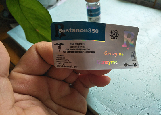 De holografische 10ml-etiketten van het Glasflesje