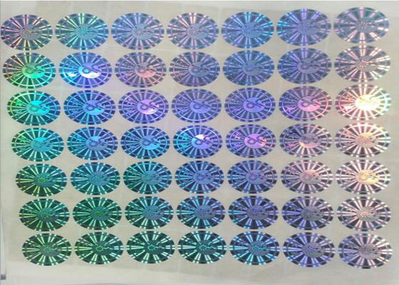 Van de het Etiketsticker van de HUISDIERENveiligheid de Anti Valse Druk Met meerdere kanalen van de het Hologramcode met Embleem