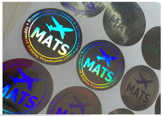 3D Ronde Hologramstickers/Anti Vervalste Sticker met het Runnen van Aantallen