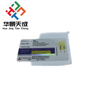 Digitaal afdrukken Vlak flesje flacon Custom kleverige etiketten waterdicht