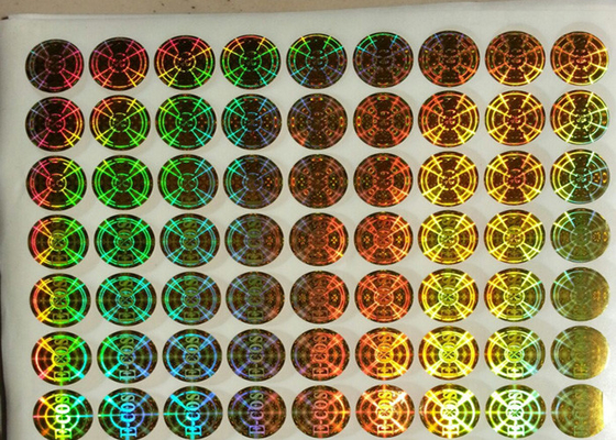 het 2D Zilveren van de de Stickerwaarborg van het Veiligheidshologram Zelfklevende Etiket voor Bedrijf