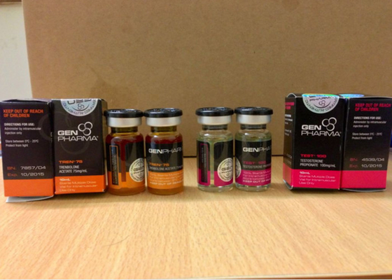 Douane die Waterdichte 10ml-Flesjeetiketten/vial Flessenetiketten en Dozen drukken