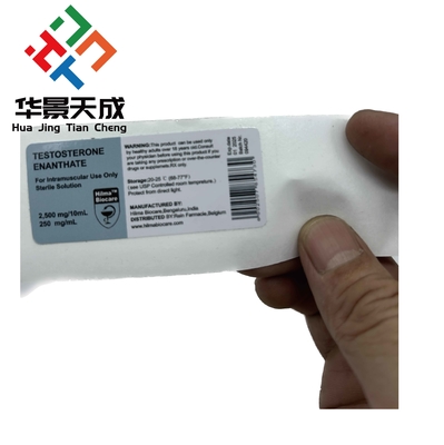 Testhormonen Testbooster mannen Etiketten voor olieflessen