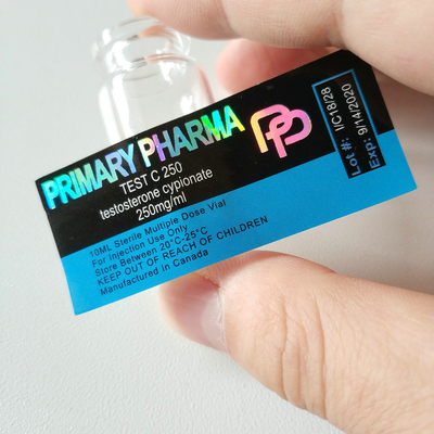 Sterk kleefmiddel 10 ml flacon etiketten voor peptide bodybuilders glazen flacons