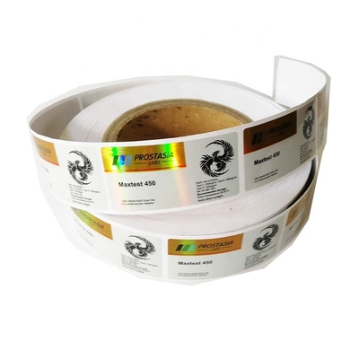 10 ml flacon etiketten plakkers voor apotheek peptide injecties flacons met goud folie drukwerk