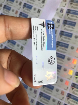 Sterk kleverig vinyl 2 ml flacon Peptide etiketten voor Tirzepatide Aanpasbaar en duurzaam