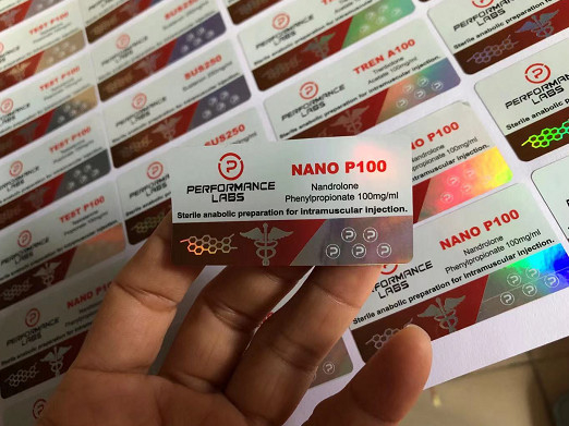 NANO P Sterk kleefmiddel Vinyl 10 ml flacon Etiketten Voor 10 ml steriele flacon Druk medische etiketten