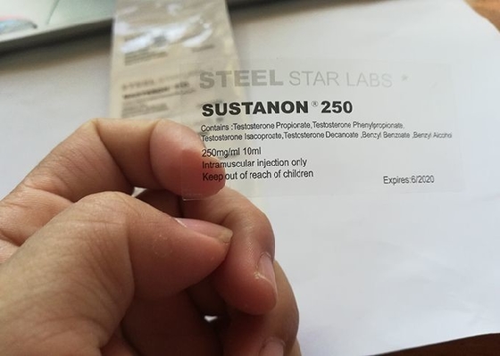Ontruim Gedrukte 10ml Vial Labels Stickers 23 * 60 Mm voor Muscledevelop