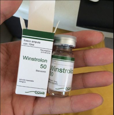 Winstrolon 50 10 ml Olie voor injectie Etiketten en dozen 10 ml Vial Doos Papierverpakking