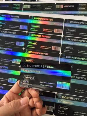 L-CARNITINE 500mg/ml 30ml Fles Etiketten Aangepast Logo en Ontwerp