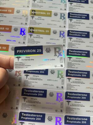Priviron 50 mg Plastic flessen Etiketten Orale tabletten Etiketten