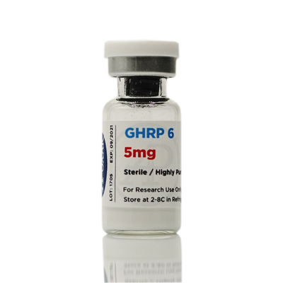 GHRP6 5MG 2 MLBottle Label Sticker Printing Voor peptide poeder etiketten