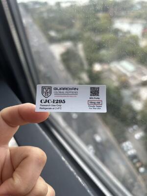 CJC-1295 10 mg Peptide flacon Etiketten Op maat gemaakt logo Print