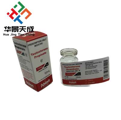 Test P 100 10ml Flesetiketten en Dozen Merk Fusion