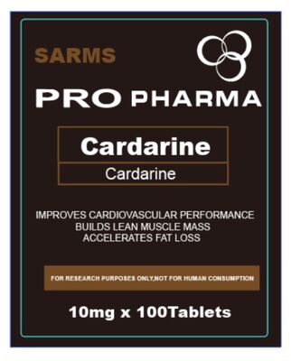 Cardarine 10mg Afgeronde Orale Pillen Fles Etiketten