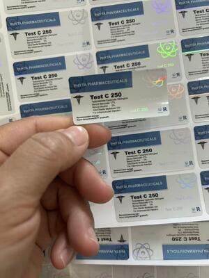 Test cyp 250 mg Op maat gemaakte merkontwerp 10 ml flacon Etiketten En Dozen