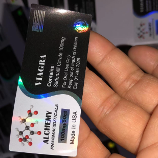 Vigra 100 mg op maat gemaakte design plastic flessen etiketten