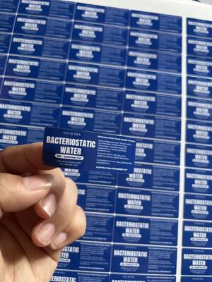 BAC Water 3 ml Witte PVC etiketten