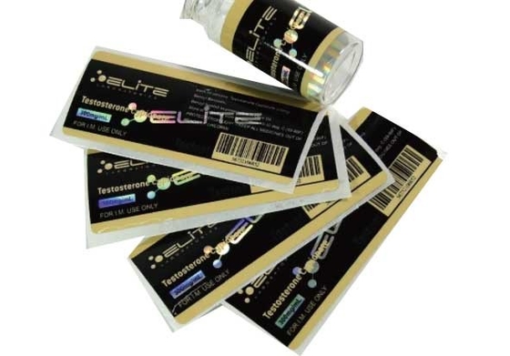 De Schil van het Pharmalaboratorium van het Etiket Metaaldruk van de Geneeskundefles voor Injectieflesjes