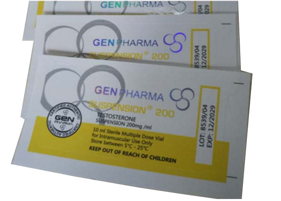 Plastic waterdichte flaconflesetiketten Sterke lijm, flaconflesetiketten