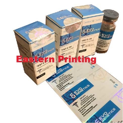 Dia 2cm Laser Gestempeld 10ml-Hologramglas Vial Labels