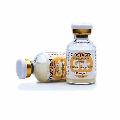 Clostebol-acetaat 10 ml glazen etiketten en dozen met 99% zuiverheidspoeder