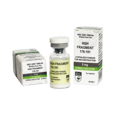 Anti-aging groeihormoon alternatief HG-fragment 176-191 met etiketten en dozen