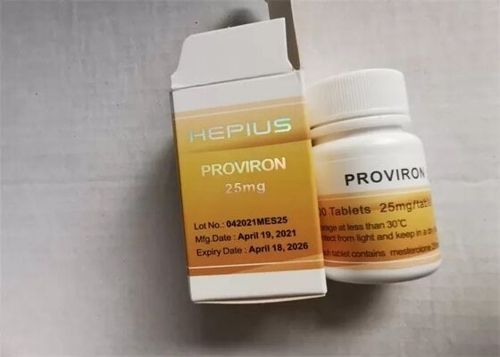 Laag aantal rode bloedcellen Mesterolon Proviron 25 mg tabletten injectieflacon Bodybuilding-etiketten en dozen